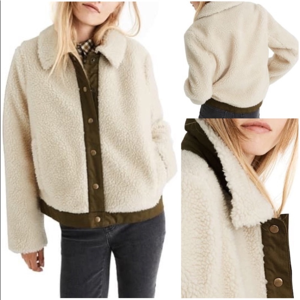 Madewell Sherpa Portland Jacket XXS